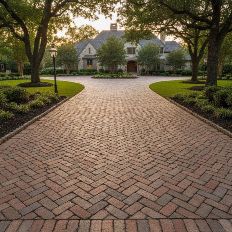 Brick Driveway Installation detail