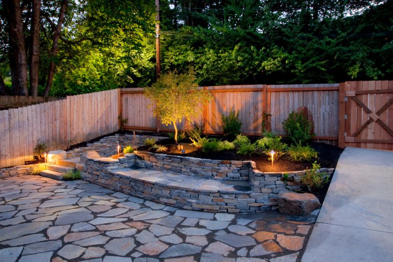 Limestone Patio Installation