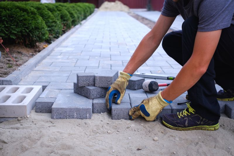 Limestone Pavers Installation