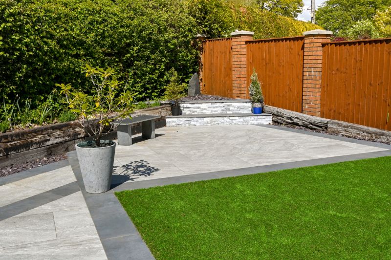 Porcelain Patio Installation